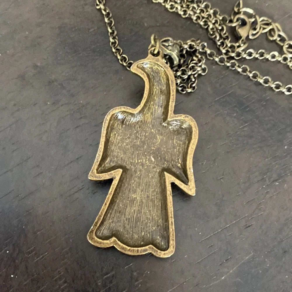 Eagle Rhinestone Accent Necklace - Picture 4 of 4